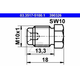 Пробка ATE 03351751001
