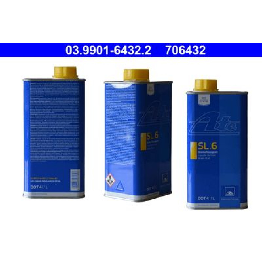 Тормозная жидкость SL.6 DOT 4, 1 л ATE 03990164322