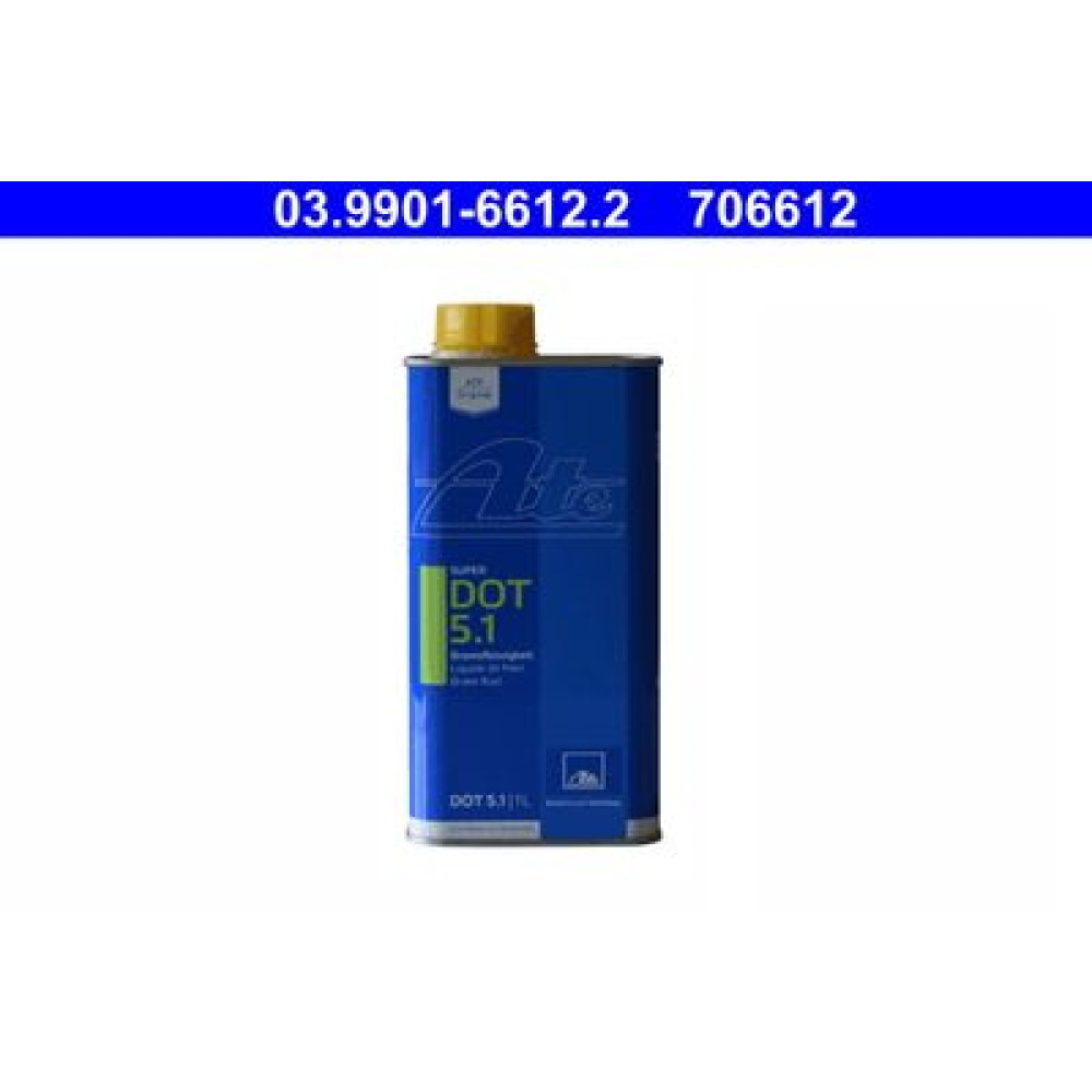 Тормозная жидкость Super DOT 5.1, 1л. ATE 03990166122
