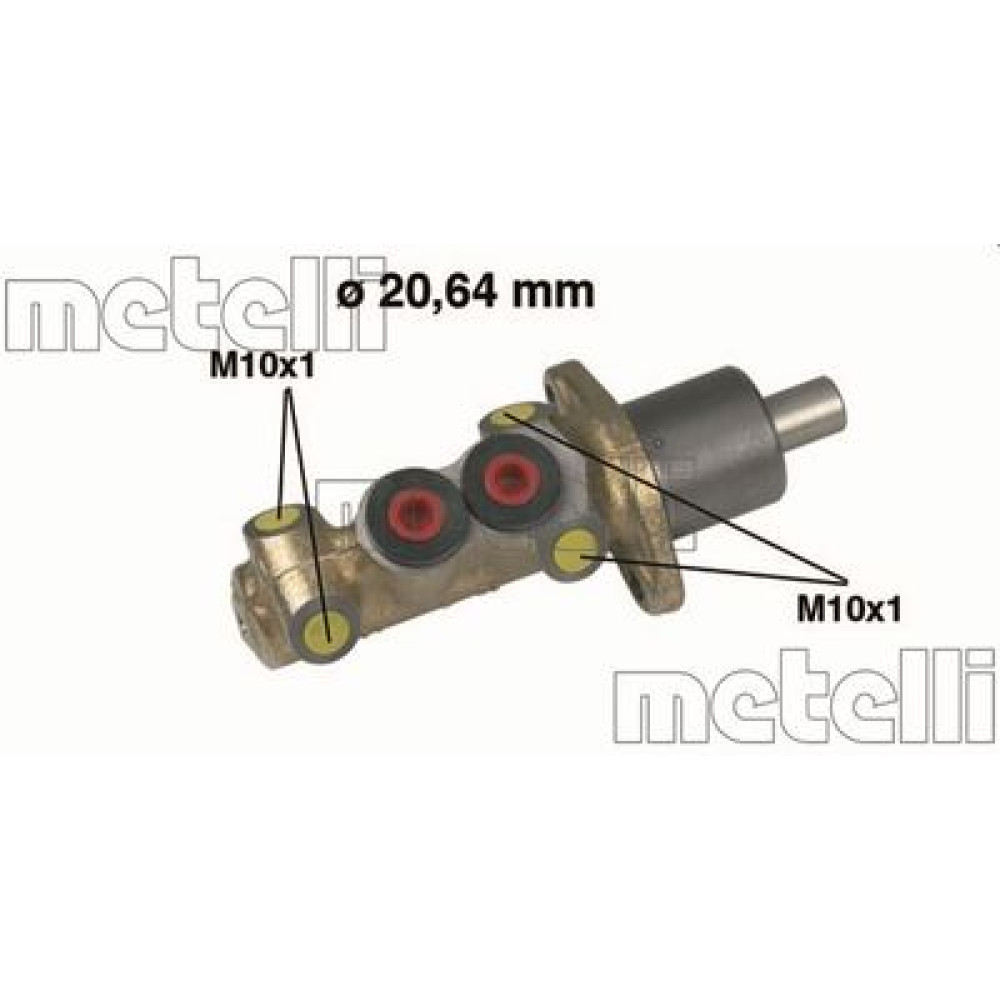 Циліндр гідравлічний гальмівний METELLI 050059