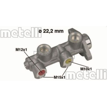 Циліндр гідравлічний гальмівний METELLI 050189