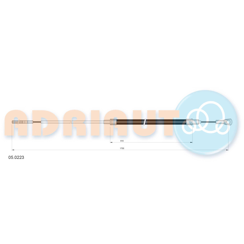 Трос ручного гальма ADRIAUTO 050223