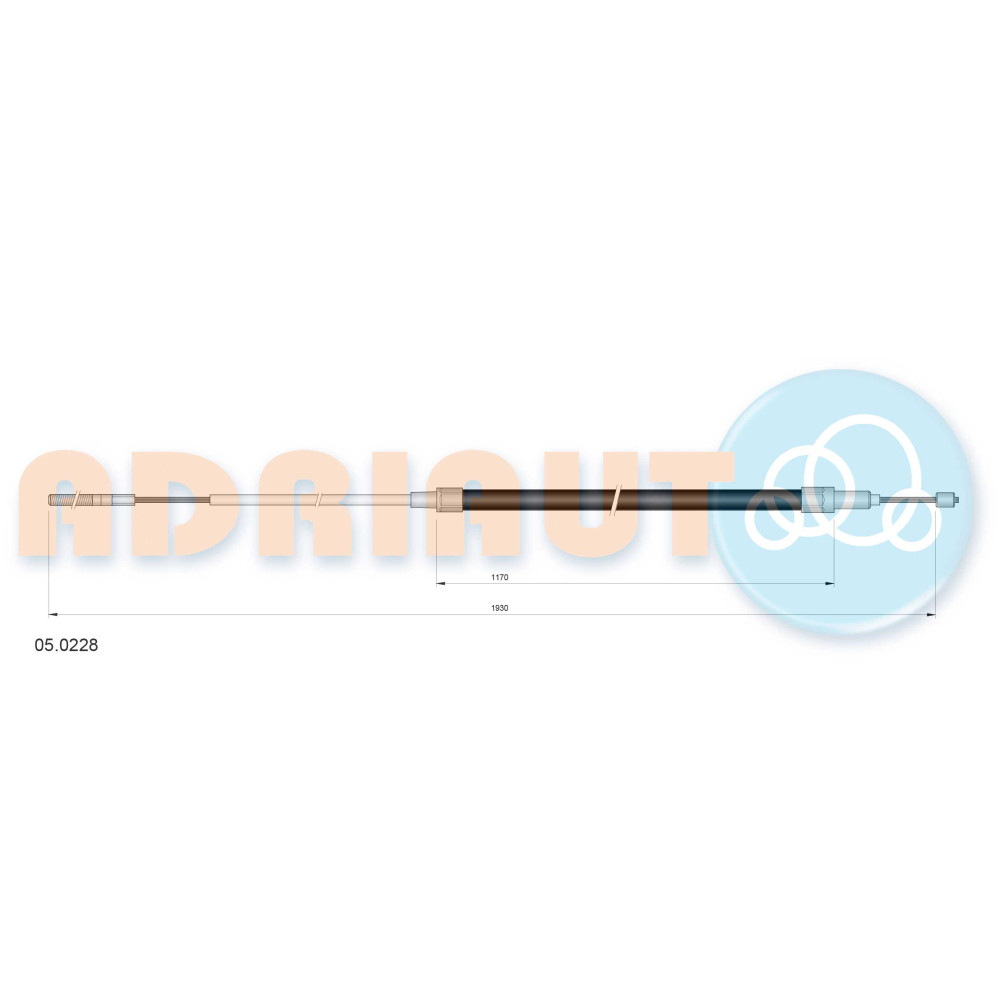 Трос ручного гальма ADRIAUTO 050228
