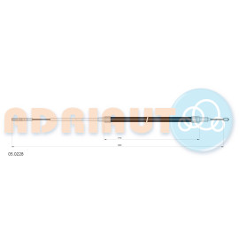 Трос ручного гальма ADRIAUTO 050228