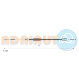 Тросик ADRIAUTO 050231