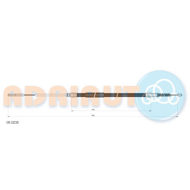Трос ручного гальма ADRIAUTO 050235