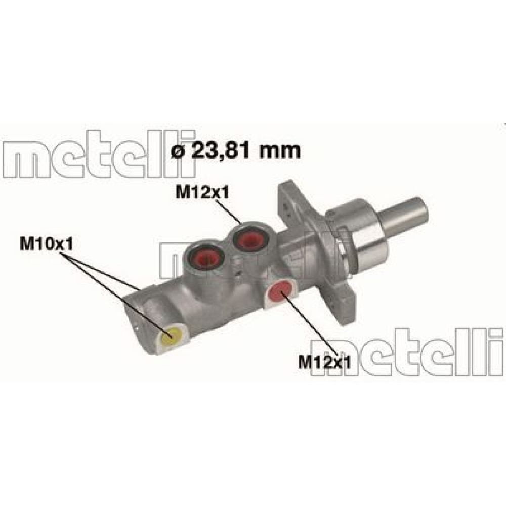 Циліндр гідравлічний гальмівний METELLI 050362