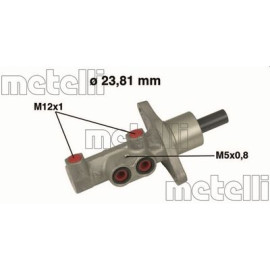 Цилиндр гидравлический тормозной METELLI 050475