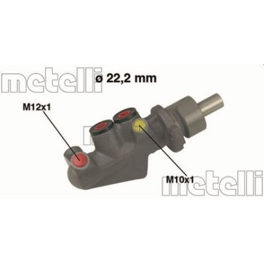 Цилиндр гидравлический тормозной METELLI 050478