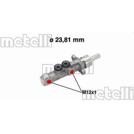 Цилиндр тормозной главный METELLI 050572