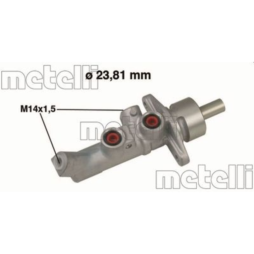 Циліндр гальмівний головний METELLI 050648