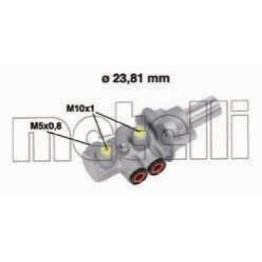 Циліндр гідравлічний гальмівний METELLI 050683