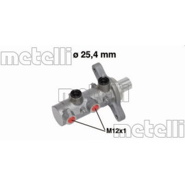 Цилиндр гидравлический тормозной METELLI 050727