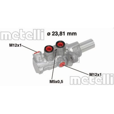 Циліндр гідравлічний гальмівний METELLI 050749