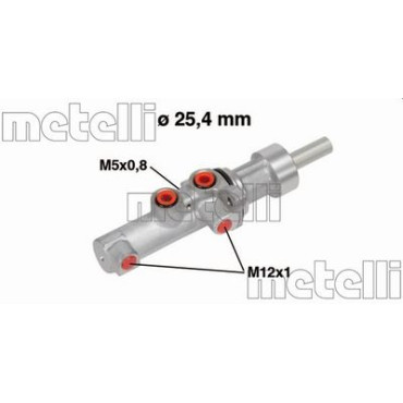 Циліндр гідравлічний гальмівний METELLI 050752