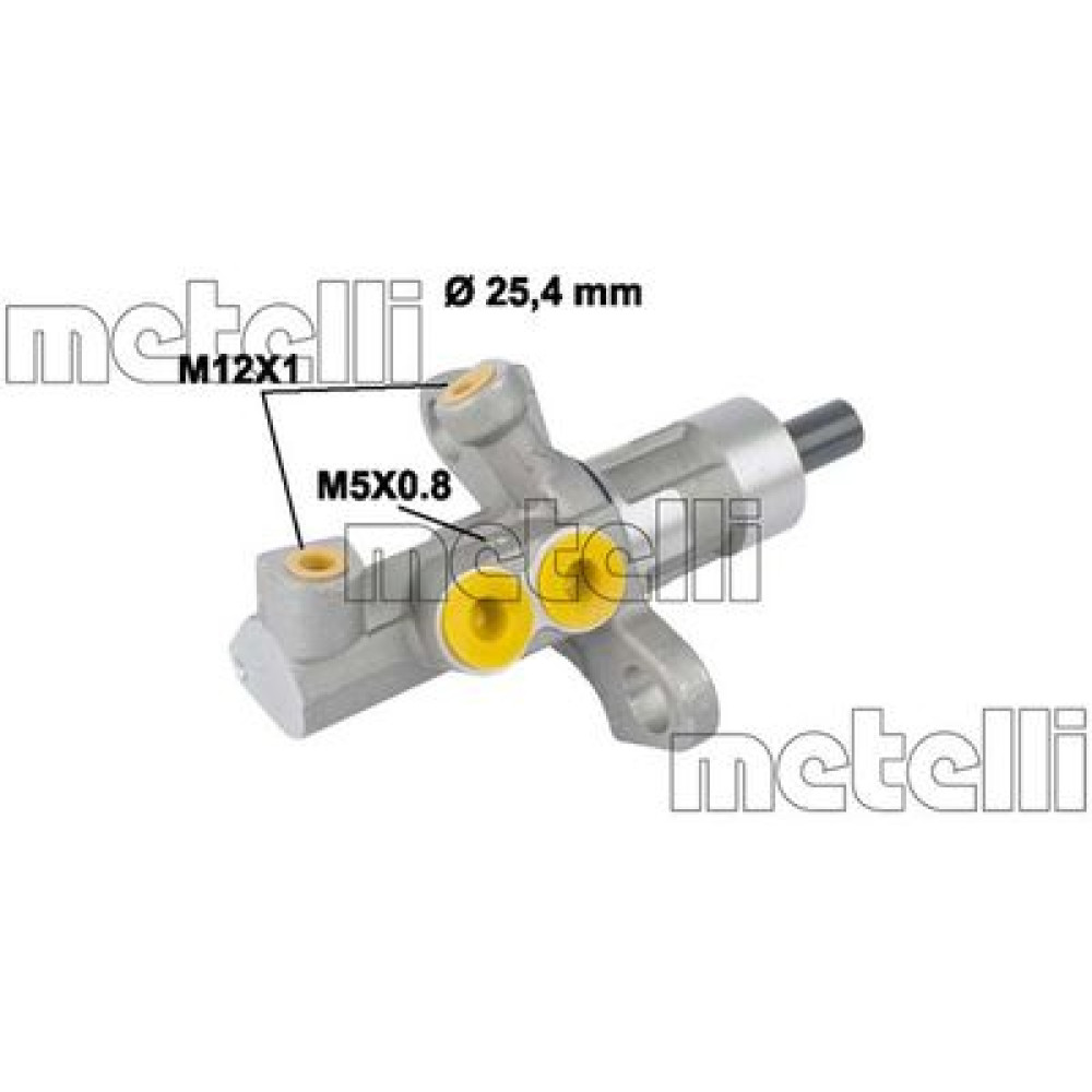 Циліндр гідравлічний гальмівний METELLI 050811