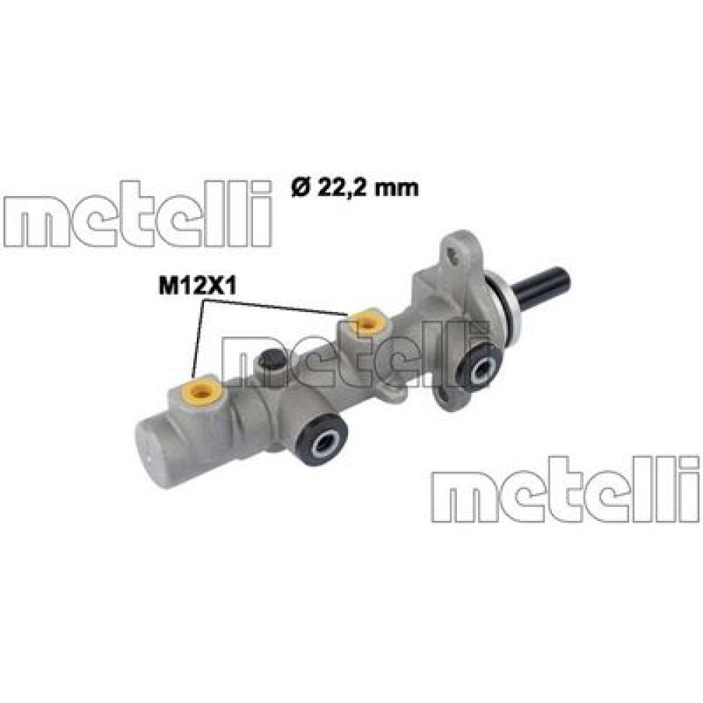 Циліндр гідравлічний гальмівний METELLI 050825