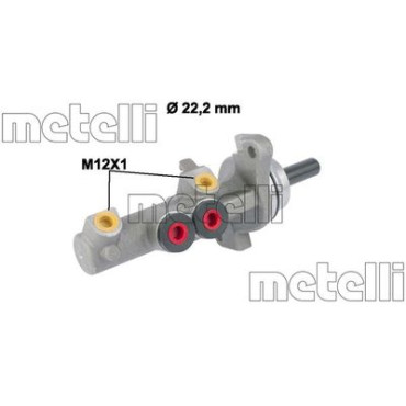 Циліндр гідравлічний гальмівний METELLI 050833