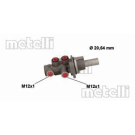 Циліндр гідравлічний гальмівний METELLI 050887