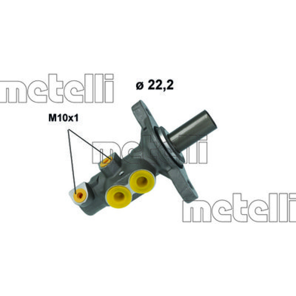 Цилиндр гидравлический тормозной METELLI 051229