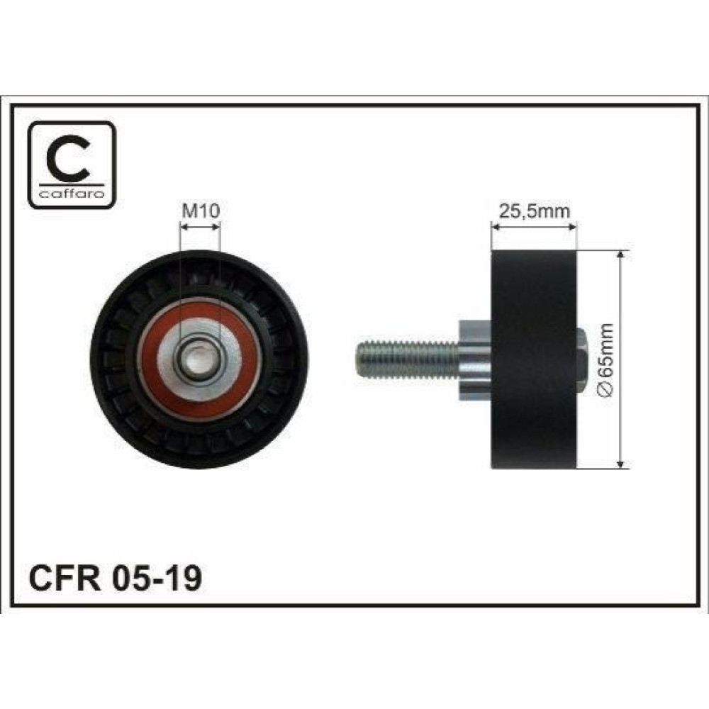 Ролик CAFFARO 0519