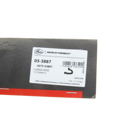 Патрубок радиатора 05-3887 GATES 053887