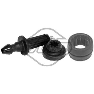 Фіксатор комплект пластикової кришки двигуна METALCAUCHO 05662