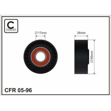 Ролик CAFFARO 0596