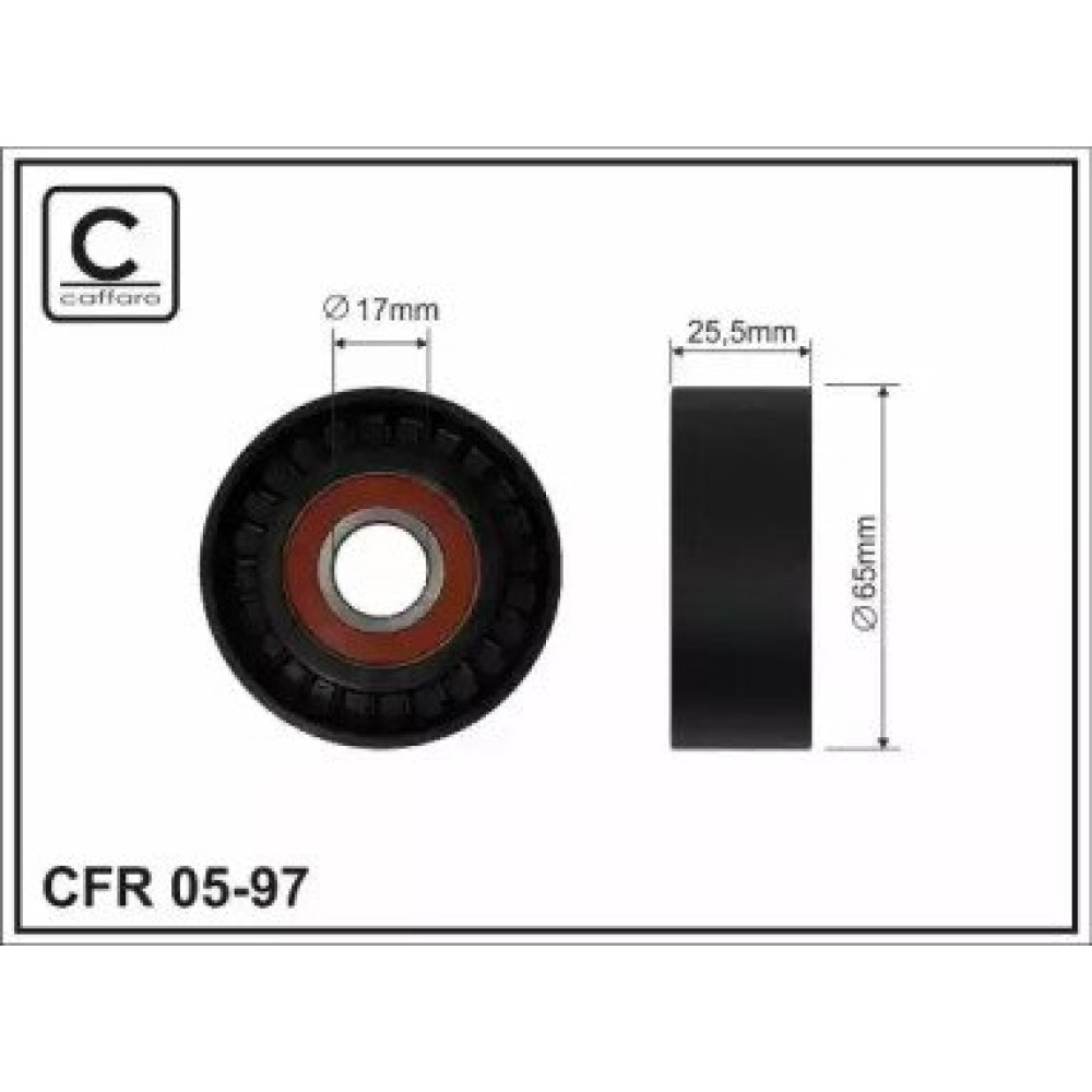 Ролик CAFFARO 0597