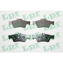 LPR 05p1232 Комплект гальмівних колодок з 4 шт. дисків LPR 05p1232