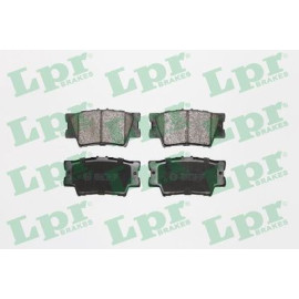 LPR 05p1281 Комплект тормозных колодок из 4 шт. дисков LPR 05p1281