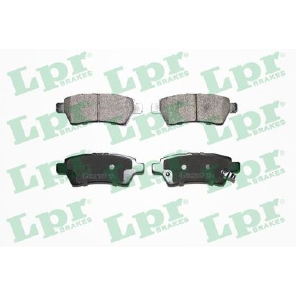 Комплект гальмівних колодок з 4 шт. дисків LPR 05p1377