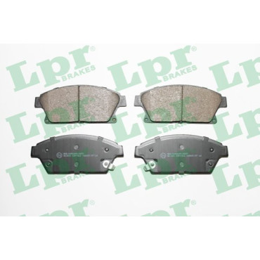 Комплект тормозных колодок из 4 шт. дисков LPR 05p156