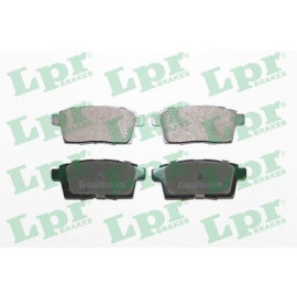 LPR 05p1572 Комплект тормозных колодок из 4 шт. дисков LPR 05p1572
