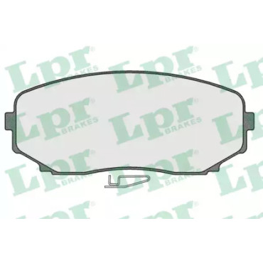 Комплект тормозных колодок из 4 шт. дисков LPR 05p1573