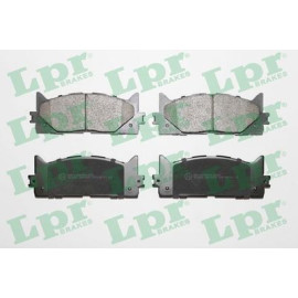 LPR 05p1593 Комплект тормозных колодок из 4 шт. дисков LPR 05p1593