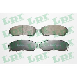 LPR 05p1634 Комплект тормозных колодок из 4 шт. дисков LPR 05p1634
