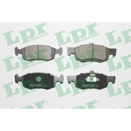 LPR 05p1654 Комплект тормозных колодок из 4 шт. дисков LPR 05p1654