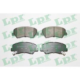 LPR 05p1744 Комплект тормозных колодок из 4 шт. дисков LPR 05p1744