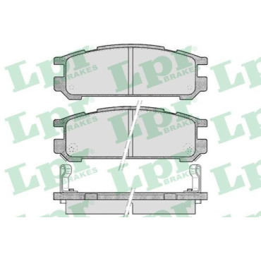 Комплект тормозных колодок LPR 05p517