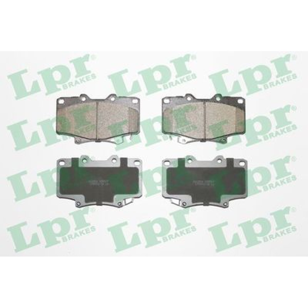 Комплект тормозных колодок из 4 шт. дисков LPR 05p537