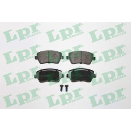 LPR 05p867 Комплект тормозных колодок из 4 шт. дисков LPR 05p867