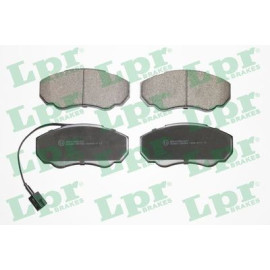 LPR 05p966 Комплект тормозных колодок из 4 шт. дисков LPR 05p966