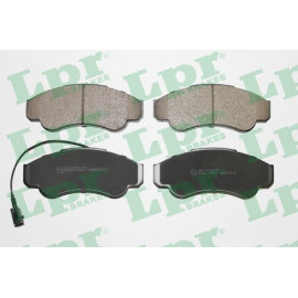 LPR 05p967 Комплект тормозных колодок из 4 шт. дисков LPR 05p967