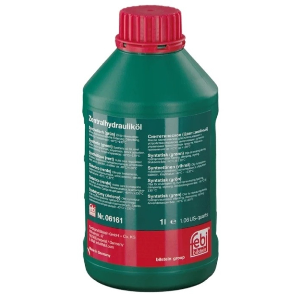 Рідина гідравлічна ГПК Pentosin CHF 11-S 1L (зелена/синтетична) FEBI BILSTEIN 06161