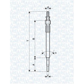 Свічка розжарювання MAGNETI MARELLI 062900022304