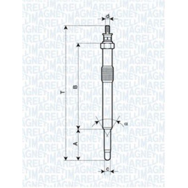 Свічка розжарювання MAGNETI MARELLI 062900049304