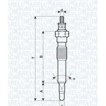 Свічка розжарювання MAGNETI MARELLI 062900092304