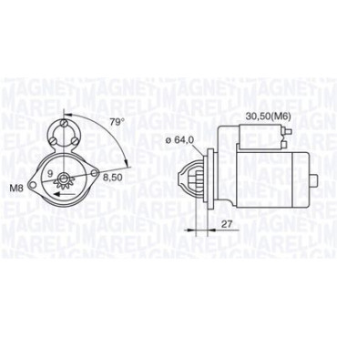 Стартер MAGNETI MARELLI 063280045010