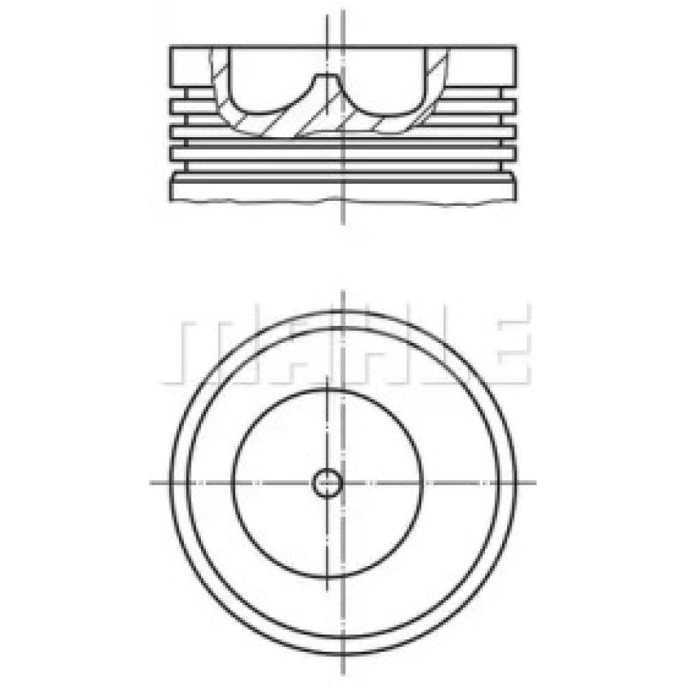 Поршень MAHLE ORIGINAL 081pi00104000